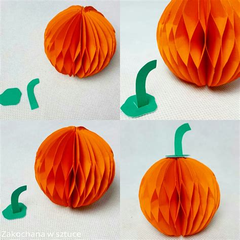 Zakochana W Sztuce HALLOWEEN DYNIA Z PAPIERU HALLOWEEN DIY