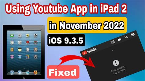 New Fixed Youtube App Not Working In Ipad Ios In Youtube