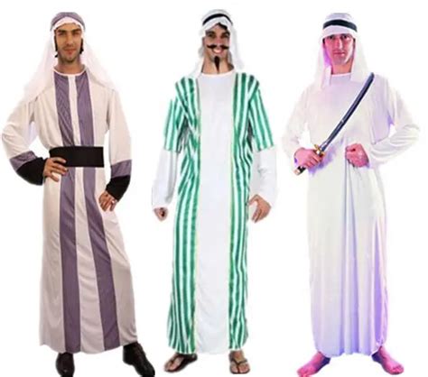 2019 New Adults Carnival Clothing Men Saudi Arabia Cosplay Robe Arabism