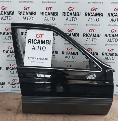 Alfa Romeo 164 Porta Anteriore Destra Originale Nero 601