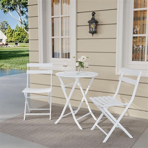 piece patio bistro set outdoor furniture set folding bistro table