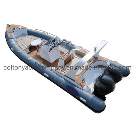 Cm Fiberglass Luxury Rigid Boat Fiberglass Rib Yacht Iarge