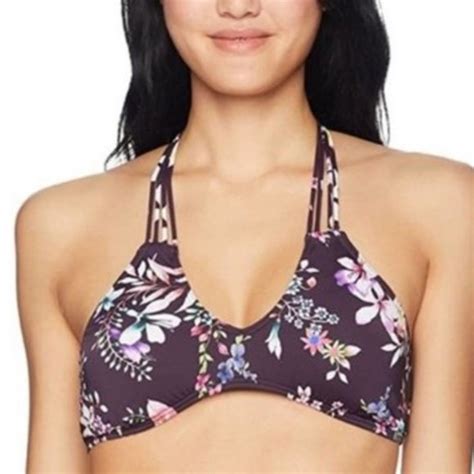 Hobie Swim Hobie Purple Floral Bikini Medium Poshmark