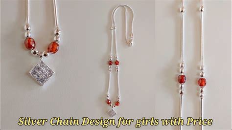 
8 Best Designs of Chandi Ki Chain In Today's Market**