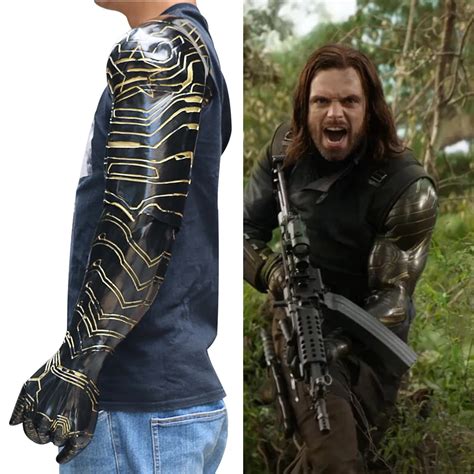 
Embrace the Iconic Bucky Barnes Metal Arm Costume for an Unforgettable Cosplay Experience
