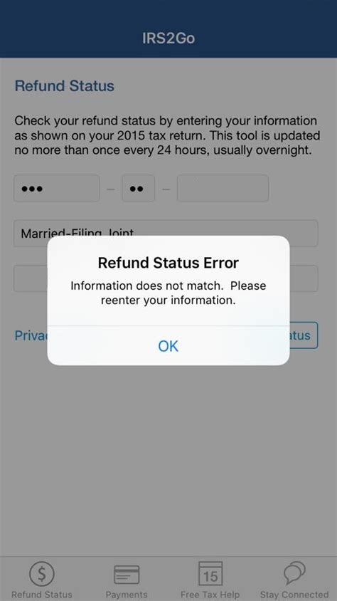 "Refund Status Error Info Doesn't Match: The Ultimate Guide to Resolving Discrepancies