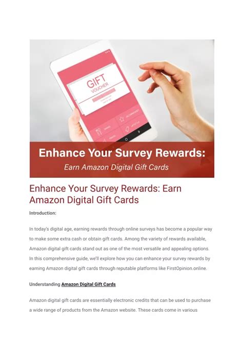 $10 Amazon Gift Card Survey or Study: Earn Rewards for Your Valuable Insights