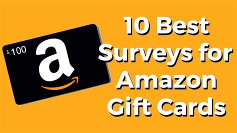 $10 Amazon Gift Card Survey or Study: Your Chance to Share Your Experience and Earn!