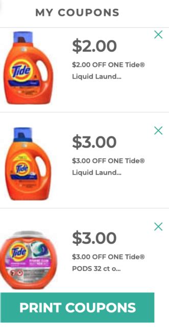 $3 Off Tide Coupon Digital Printable