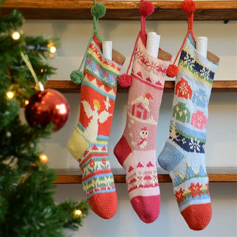 'Tis the season to get cozy with some festive knitted Christmas stockings!