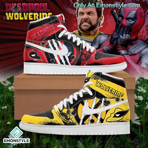 ** Unleash the Berserker's Swagger with Deadpool Wolverine Shoes: A Step into Comic Book Royalty**