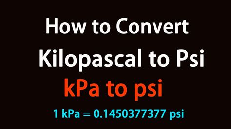 **10,000+ Accurate kpa to psi Conversion Tricks You Need in 2023**