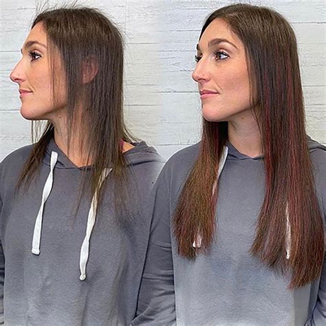 **Before and After Hair Extensions for Thin Hair on Top: A Dramatic Transformation**