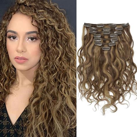 **Clip on Extensions Curly: The Ultimate Guide to Enhance Your Mane with Volume and Bounce**