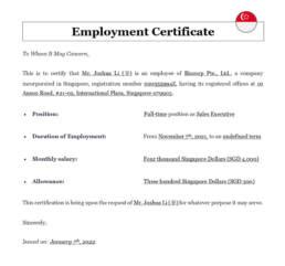 **Demystifying the Certificate of Employment Singapore: Your Essential Guide**