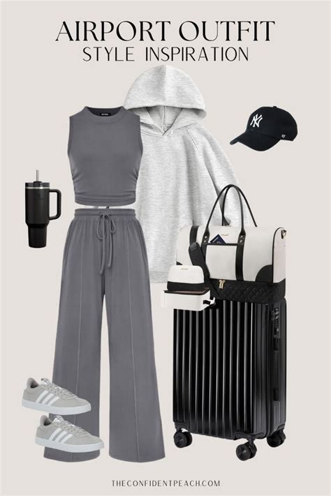 **Effortless and Comfortable Airport Travel Outfits: Dressing for Efficiency and Style**