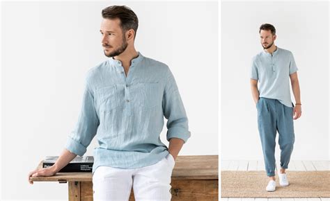 **Embrace the Timeless Charm of Striped Linen Shirts: A Guide to Elevate Your Style**