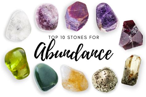 **How to Use Abundance Stones**