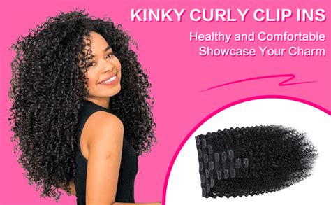 **Kinky Curly Clip-Ins: Embracing Your Natural Texture with Versatile Extensions**