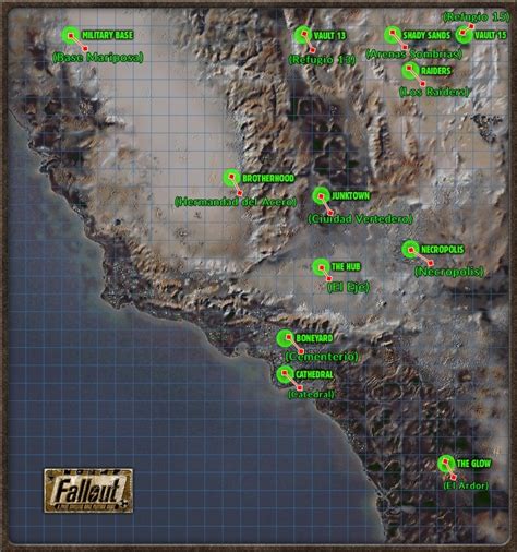 **Map Fallout 1: An Exhaustive Guide to the Wasteland**