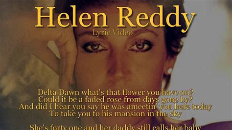 **Memories of Delta Dawn: Exploring the Timeless Lyrics of Helen Reddy**