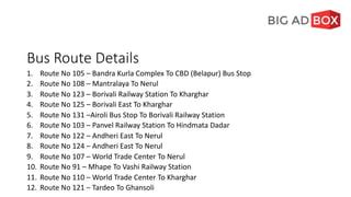 **NMMT 105 AC Bus Timings: A Comprehensive Guide**