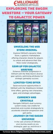 **SWGoH Web Store: Your Gateway to Galactic Domination**