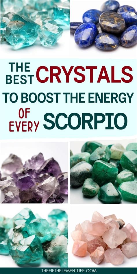 **Scorpio Crystals and Stones: Unleash Your Inner Power and Transformation**