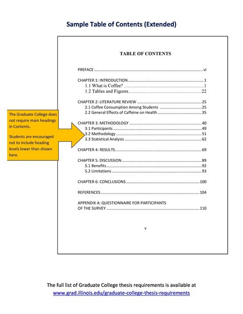 **Table of Contents:**