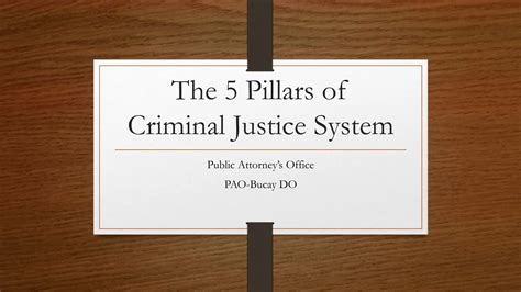 **The Criminal Justice System: A Pillar of Society**