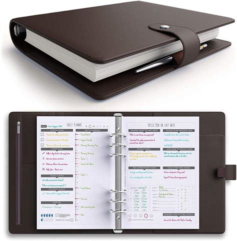 **The Ultimate Productivity Tool: Day Planner with Pocket Slot**