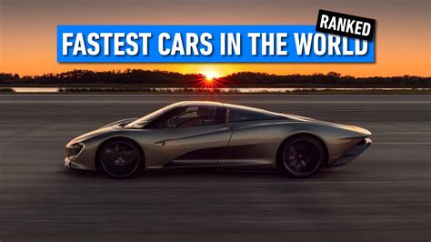 **The World's Top 10 Fastest Production Vehicles: A Speed Odyssey**