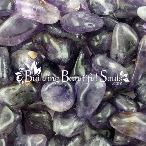 **Tumbled Amethyst: A Spiritual and Healing Gemstone for Transformation and Empowerment**