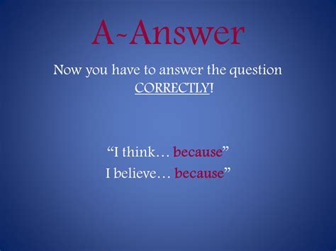 **Wrong Answer! Here's How to Answer the Question Correctly**