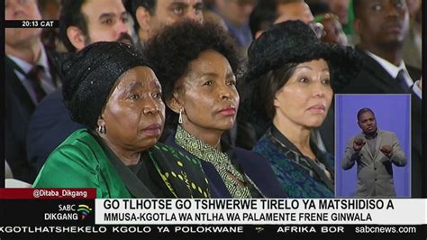 *Mapisa Nqakula: Mmela wa kwiZwe noLondolozo weSizwe
