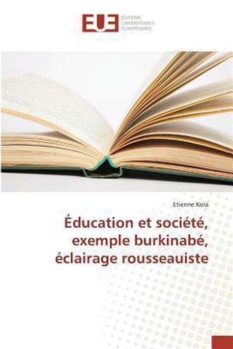 ?ucation soci??burkinab??lairage rousseauiste Reader