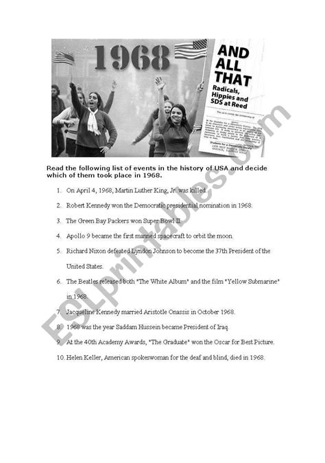 [Full Version] 1968 events pdf worksheets PDF