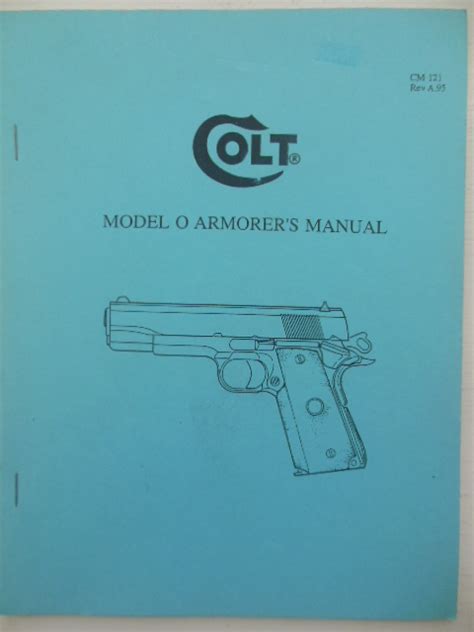 [Full Version] colt model o armorers manual pdf Epub