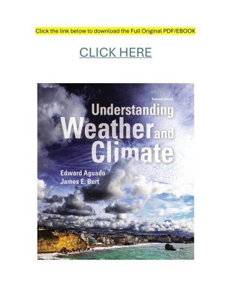 [Full Version] download exercises for weather and climate 7th edition solution manual pdf PDF