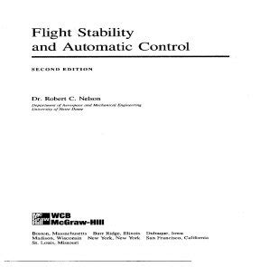 [Full Version] flight stability and automatic control 2ed solutions manual pdf Reader