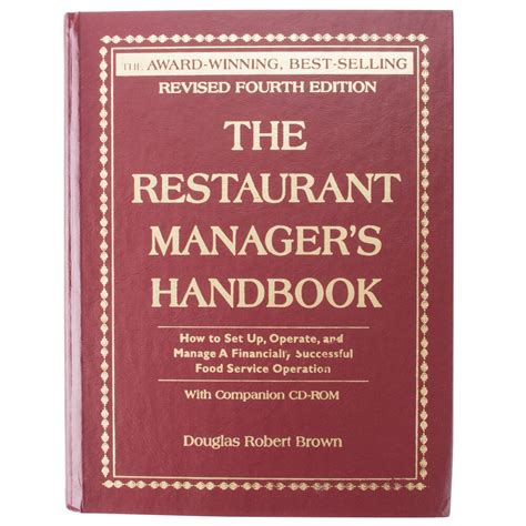 [Full Version] the restaurant managers handbook pdf Reader