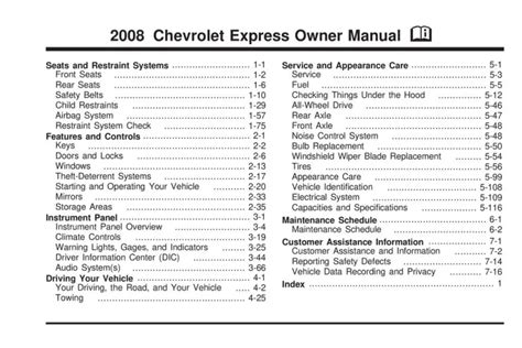 [pdf] 2008 Chevrolet Express 3500 Repair Manual Ebook Reader