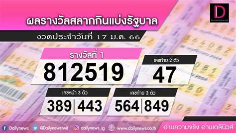 ลุ้นตัวโก่ง! เช็คหวย17มกราคม2566 งวดที่ผ่านไป ยังไม่สายเกินไป!