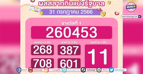 ลุ้นโชค ลุ้นรวย! ผลสลากกินแบ่งรัฐบาล 1 กรกฎาคม 2566  ใกล้มาแล้ว!