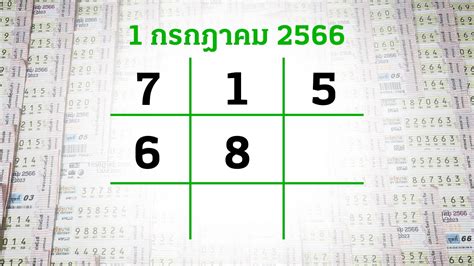 โอ้โห! ผลหวยไทย 31/7/66 ลุ้นแจ๊คพอต 6 ล้านบาทใกล้เข้ามาแล้ว (Don't Miss Out! Thai Lottery Results for 31/7/66 - Your Chance at a 6 Million Baht Jackpot is Almost Here!)