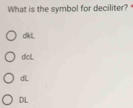 ⅟₁₀ L : Deciliter Symbol: A Comprehensive Delve into Its Uses and Applications