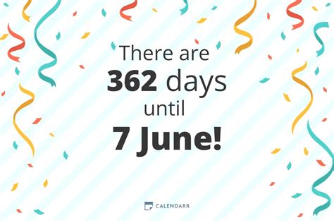 ⌛️ Days Till June 7: Countdown to a Month of Celebrations and Events