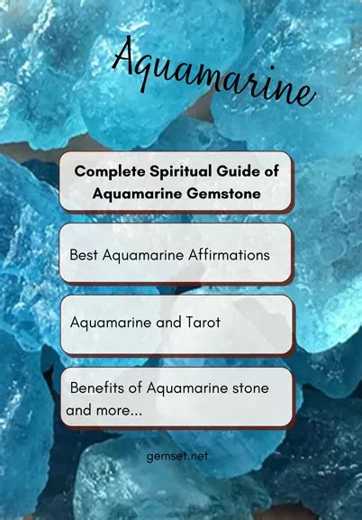 ✨ Aquamarine Stone: 50 Fascinating Properties for Healing, Love & Luck ✨