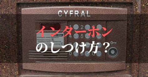 インターホン音でしつけができる？