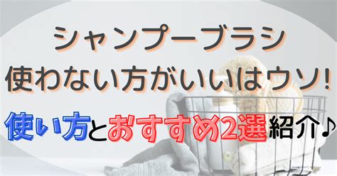 シャンプーを使わないという選択